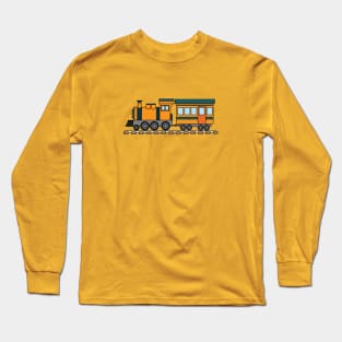 Cartoon cute train Long Sleeve T-Shirt